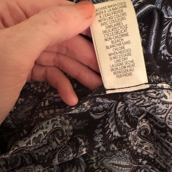 Max Studio Open Front Printed Kimono - Picture 8 of 9